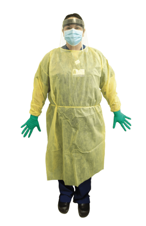Hospital Worker wearing PPE